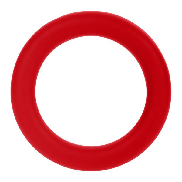 Forto F-61 3-Piece Silicone Cockring Set Red - Image 6