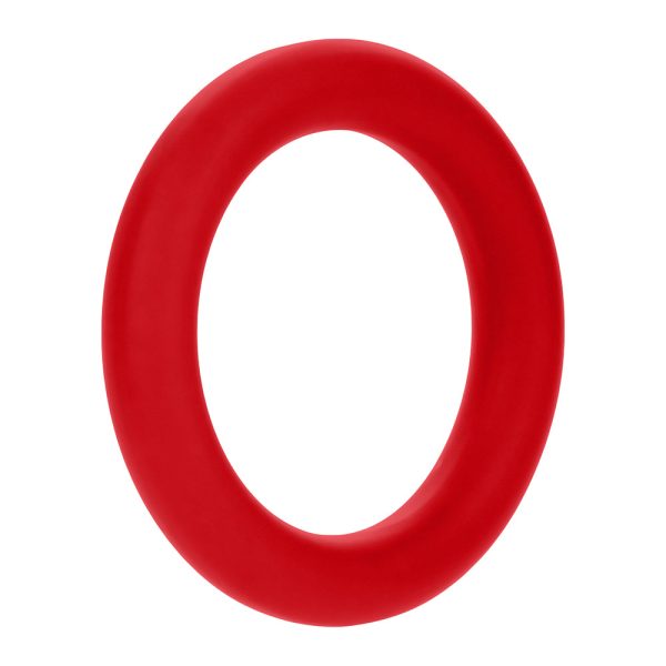Forto F-61 3-Piece Silicone Cockring Set Red - Image 8
