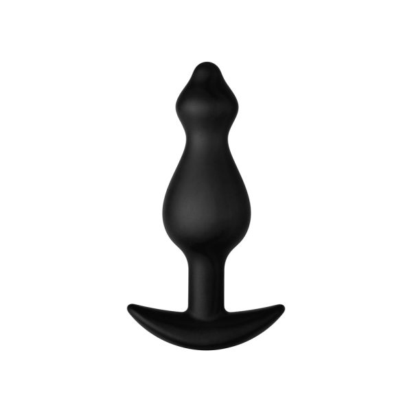 Forto F-78 Pointee Silicone Anal Plug Medium Black - Image 2