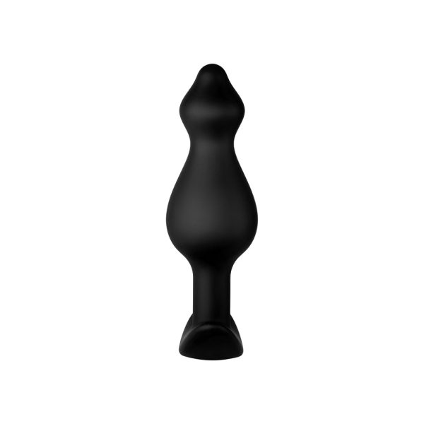 Forto F-78 Pointee Silicone Anal Plug Medium Black - Image 3