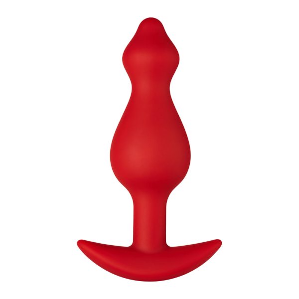 Forto F-78 Pointee Silicone Anal Plug Large Red - Image 2
