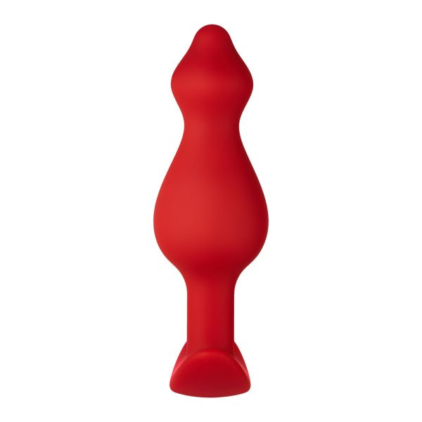 Forto F-78 Pointee Silicone Anal Plug Large Red - Image 3