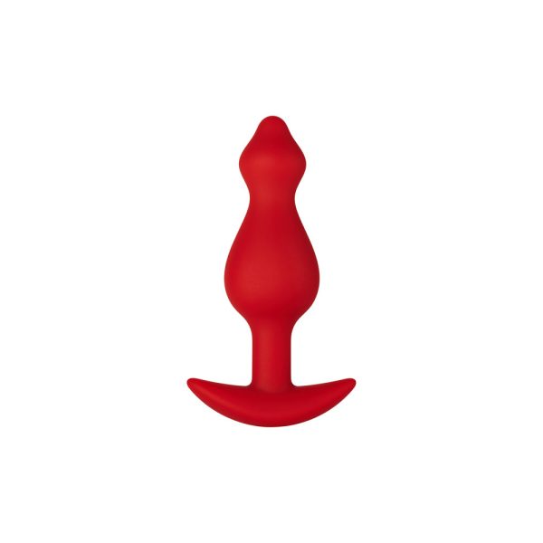 Forto F-78 Pointee Silicone Anal Plug Small Red - Image 2