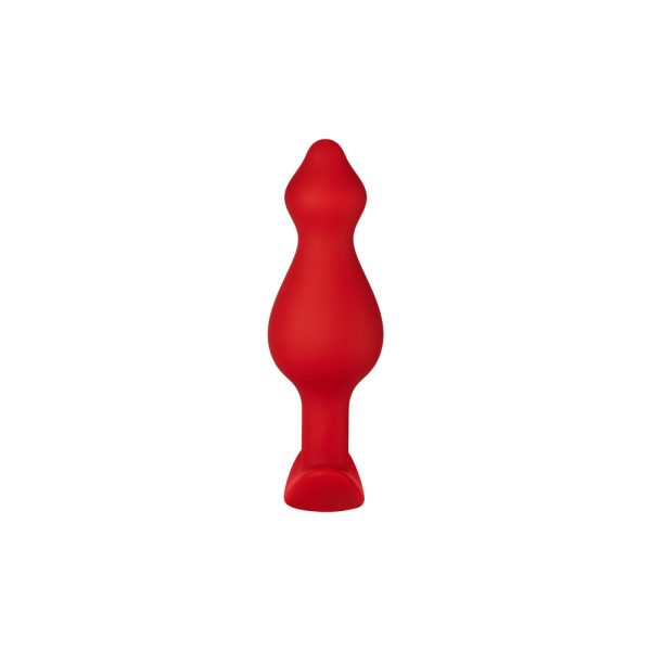 Forto F-78 Pointee Silicone Anal Plug Small Red - Image 3