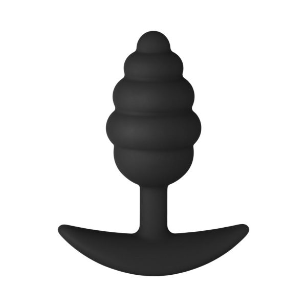 Forto F-83 Spiral Silicone Anal Plug Black - Image 2