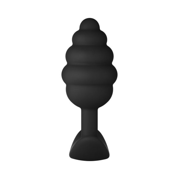 Forto F-83 Spiral Silicone Anal Plug Black - Image 3