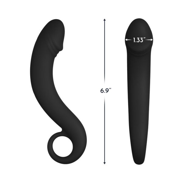 Forto F-19 Silicone Anal Plug Black - Image 5