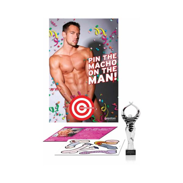 Bachelorette Party Favors Pin The Macho On The Man Game - Image 2