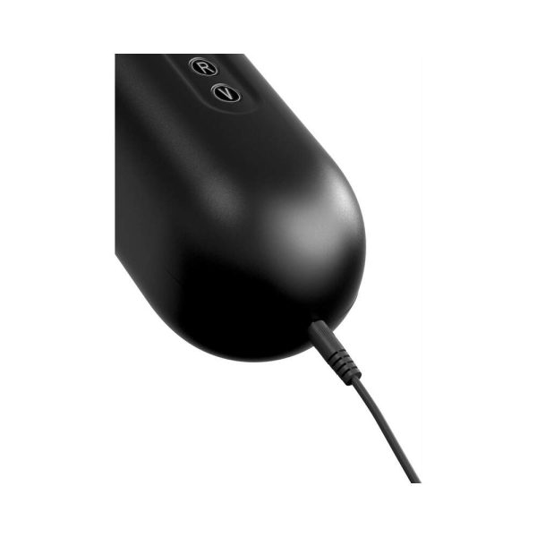 PDX Elite Moto Blower Rechargeable Thrusting Vibrating Suction Masturbator Clear/Black - Image 8