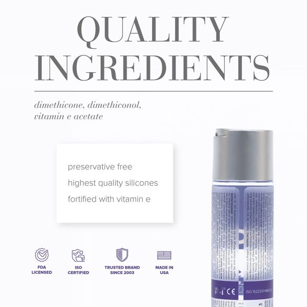 JO Xtra Silky Silicone Lubricant 4 oz. - Image 2