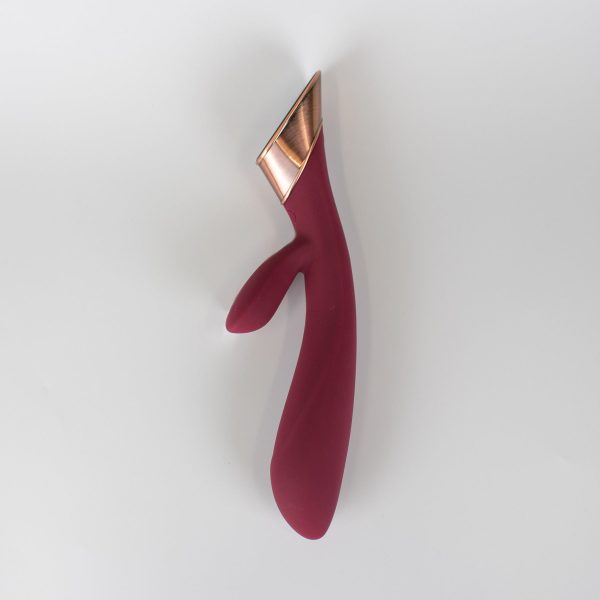 Metis Touch Panel Rabbit Vibrator Wine Red - Image 2
