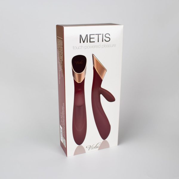 Metis Touch Panel Rabbit Vibrator Wine Red - Image 4