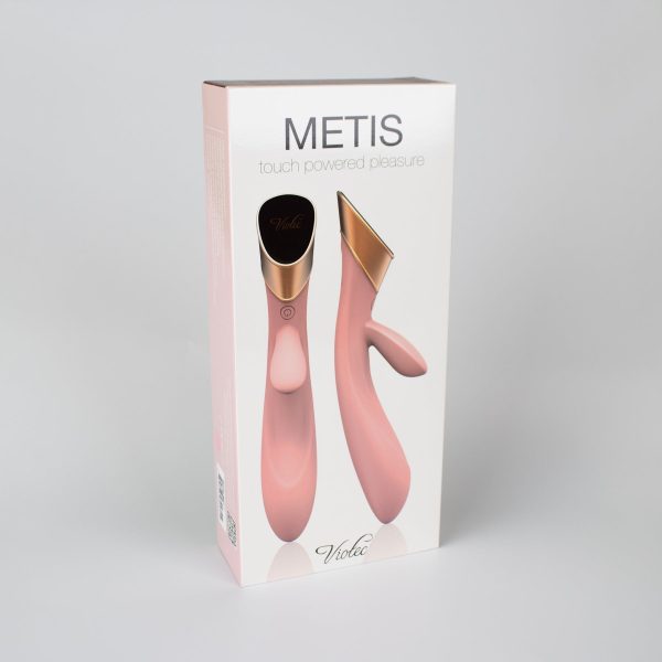 Metis Touch Panel Rabbit Vibrator Pink - Image 4