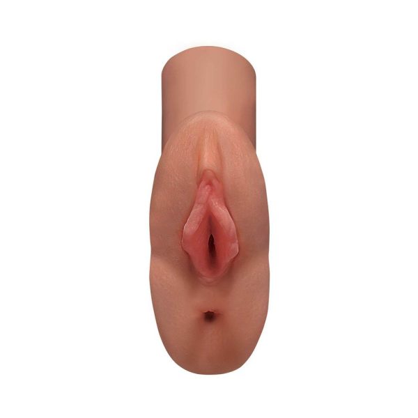 PDX Plus Perfect Pussy Double Stroker Tan - Image 2