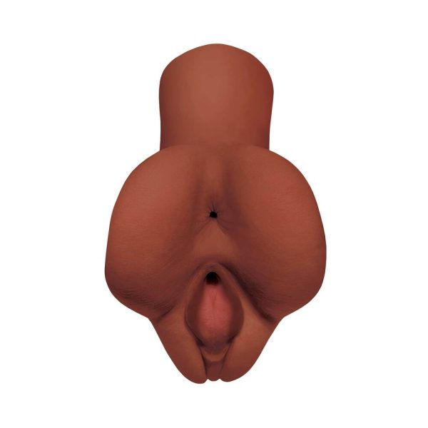 PDX Plus Pick Your Pleasure Dual Entry Stroker Brown - Image 2