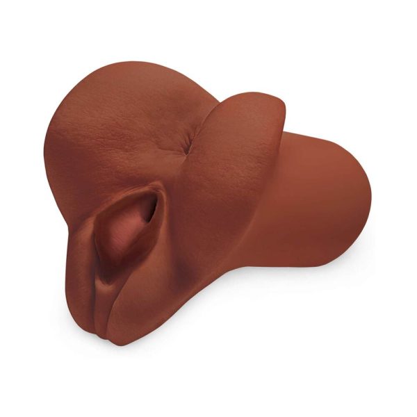 PDX Plus Pick Your Pleasure Dual Entry Stroker Brown - Image 3