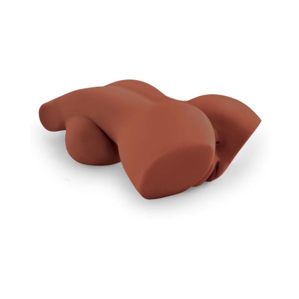 PDX Plus Perfect 10 Torso Dual Entry Masturbator Brown - Image 4