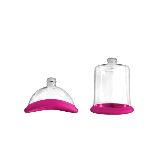 INYA Pump N Vibe Rechargeable Dual-Ended Vibrator & Pump Set Pink - Image 4