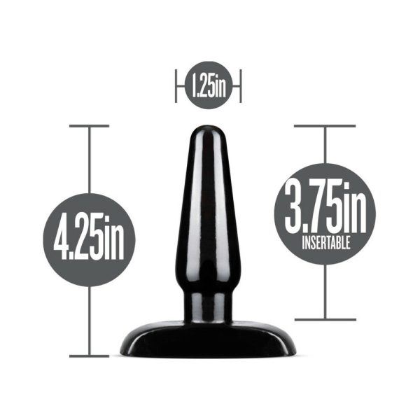Anal Adventures Basic Anal Plug Small Black - Image 5