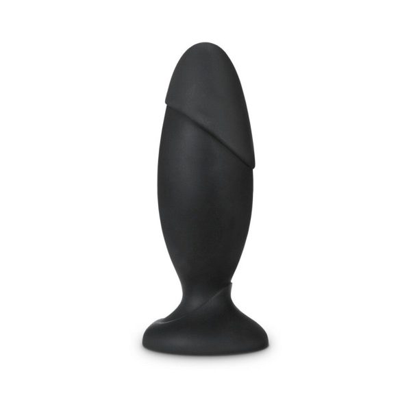 Anal Adventures Platinum Silicone Rocket Plug Black - Image 2