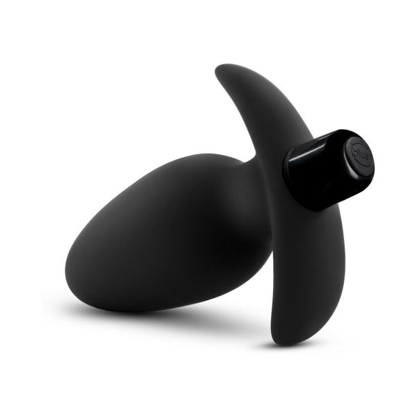 Anal Adventures Platinum Silicone Vibrating Saddle Plug Black - Image 5