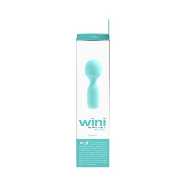 Vedo Wini Rechargeable Mini Wand Tease Me Turquoise - Image 7
