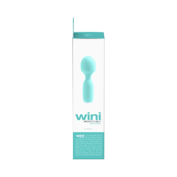 Vedo Wini Rechargeable Mini Wand Tease Me Turquoise - Image 8