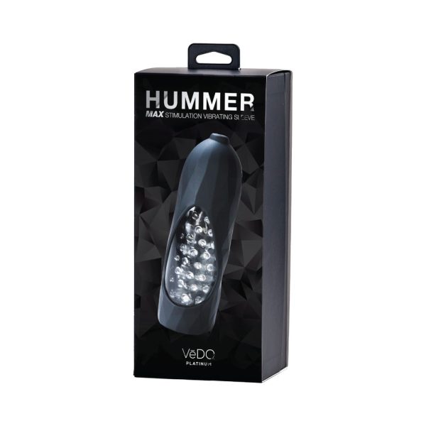 Vedo Hummer 2.0 Rechargeable Vibrating Sleeve Black Pearl - Image 5