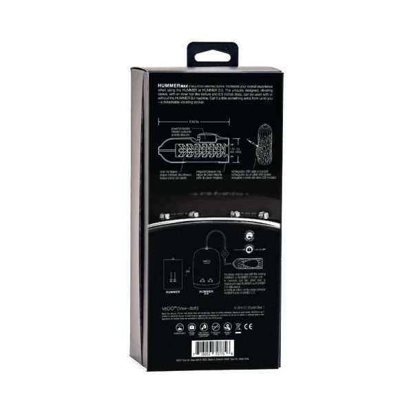 Vedo Hummer 2.0 Rechargeable Vibrating Sleeve Black Pearl - Image 6