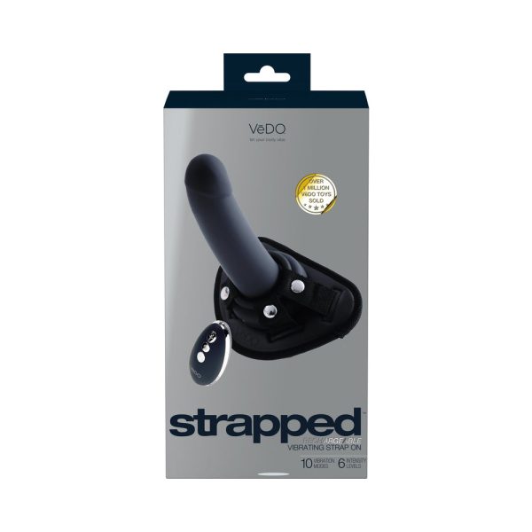 Vedo Strapped Rechargeable Strap-On Just Black - Image 5