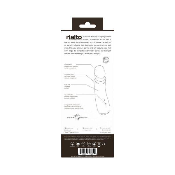 Vedo Rialto Rechargeable Vibe Black Pearl - Image 8