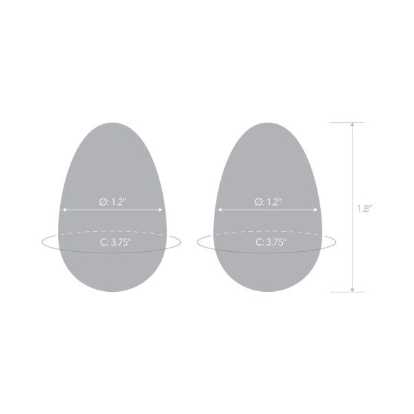 Glas 2-Piece Glass Yoni Egg Set - Image 7