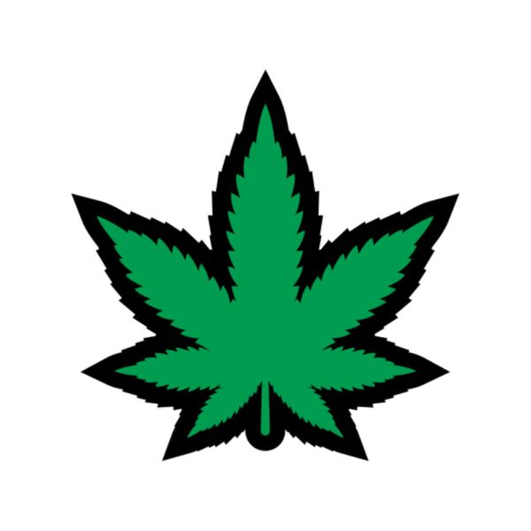 Weed Pin Green Marijuana Leaf - Image 2