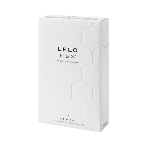 LELO HEX Original Lubricated Latex Condoms 12-Pack - Image 2