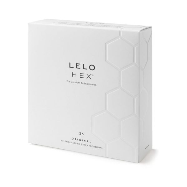 LELO HEX Original Lubricated Latex Condoms 36-Pack - Image 2