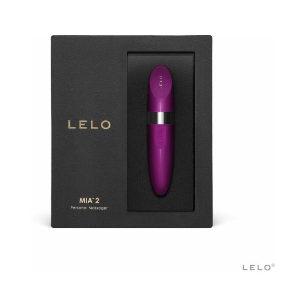LELO MIA 2 Rechargeable Lipstick Vibrator Deep Rose - Image 4
