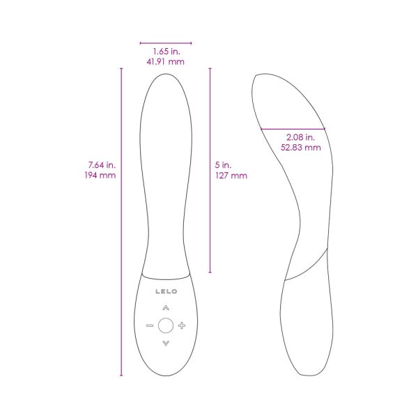 LELO MONA WAVE Rechargeable G-Spot Vibrator Deep Rose - Image 9