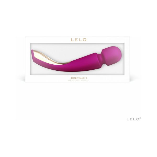 LELO SMART WAND 2 Large Rechargeable Wand Vibrator Deep Rose - Image 3