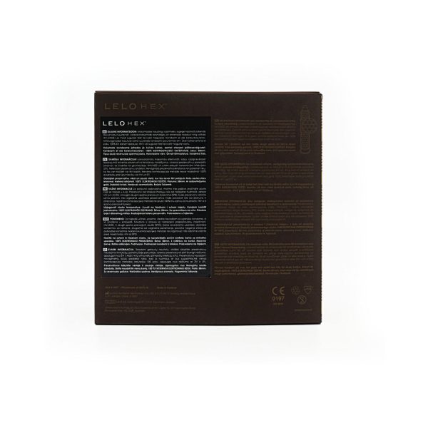 LELO HEX Respect XL Lubricated Latex Condoms 36-Pack - Image 4