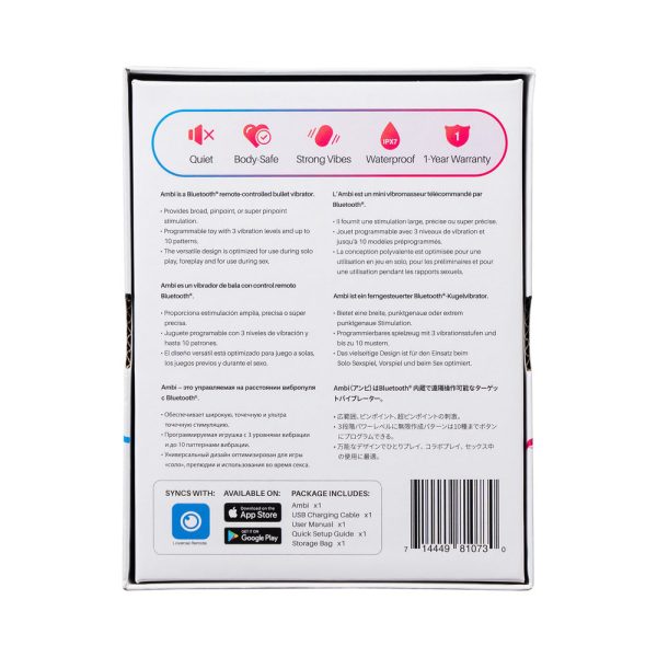 Lovense Ambi Bluetooth Programmable Bullet Vibrator - Image 8
