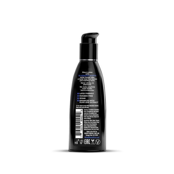 Wicked Aqua Blueberry Muffin Water-Based Lubricant 2 oz. - Image 2
