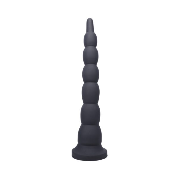 Tantus Cowboy Beaded Dildo Onyx (Box) - Image 2