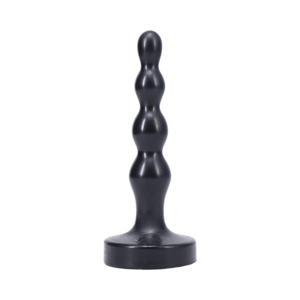 Tantus Ripple Small Beaded Anal Plug Onyx - Image 2