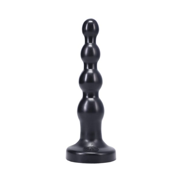 Tantus Ripple Large Beaded Anal Plug Onyx - Image 2