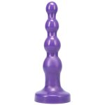 Tantus Ripple Large Beaded Anal Plug Amethyst