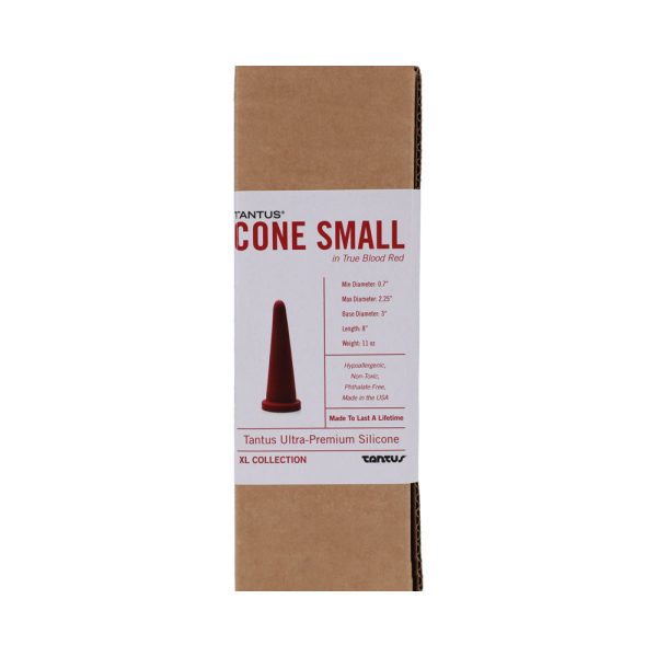 Tantus Cone Small Dildo Ruby (Box) - Image 3