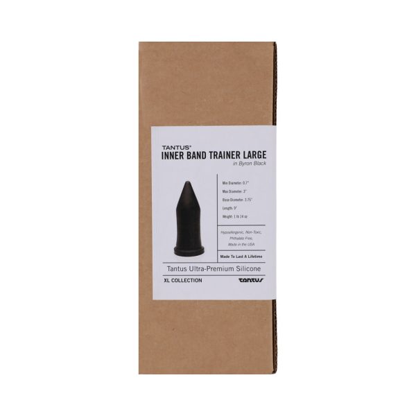 Tantus Inner Band Trainer Large Dildo Onyx (Box) - Image 3
