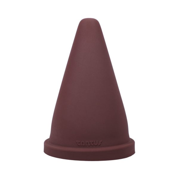 Tantus Cone Squat Firm Dildo Garnet (Box) - Image 2
