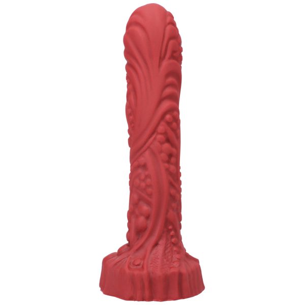 Tantus Groove Textured Dildo Ruby (bag) - Image 2