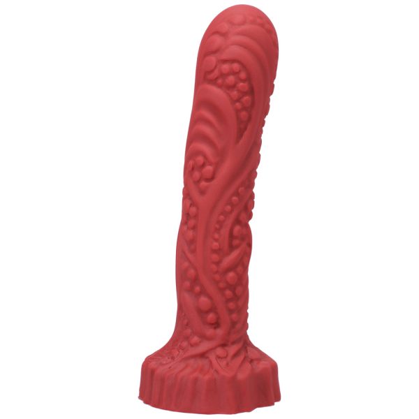 Tantus Groove Textured Dildo Ruby (bag) - Image 3